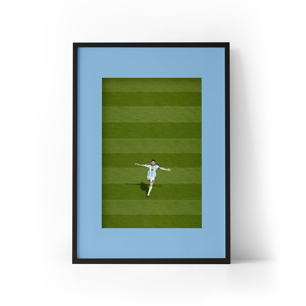 ICON Messi x Argentina Framed Print