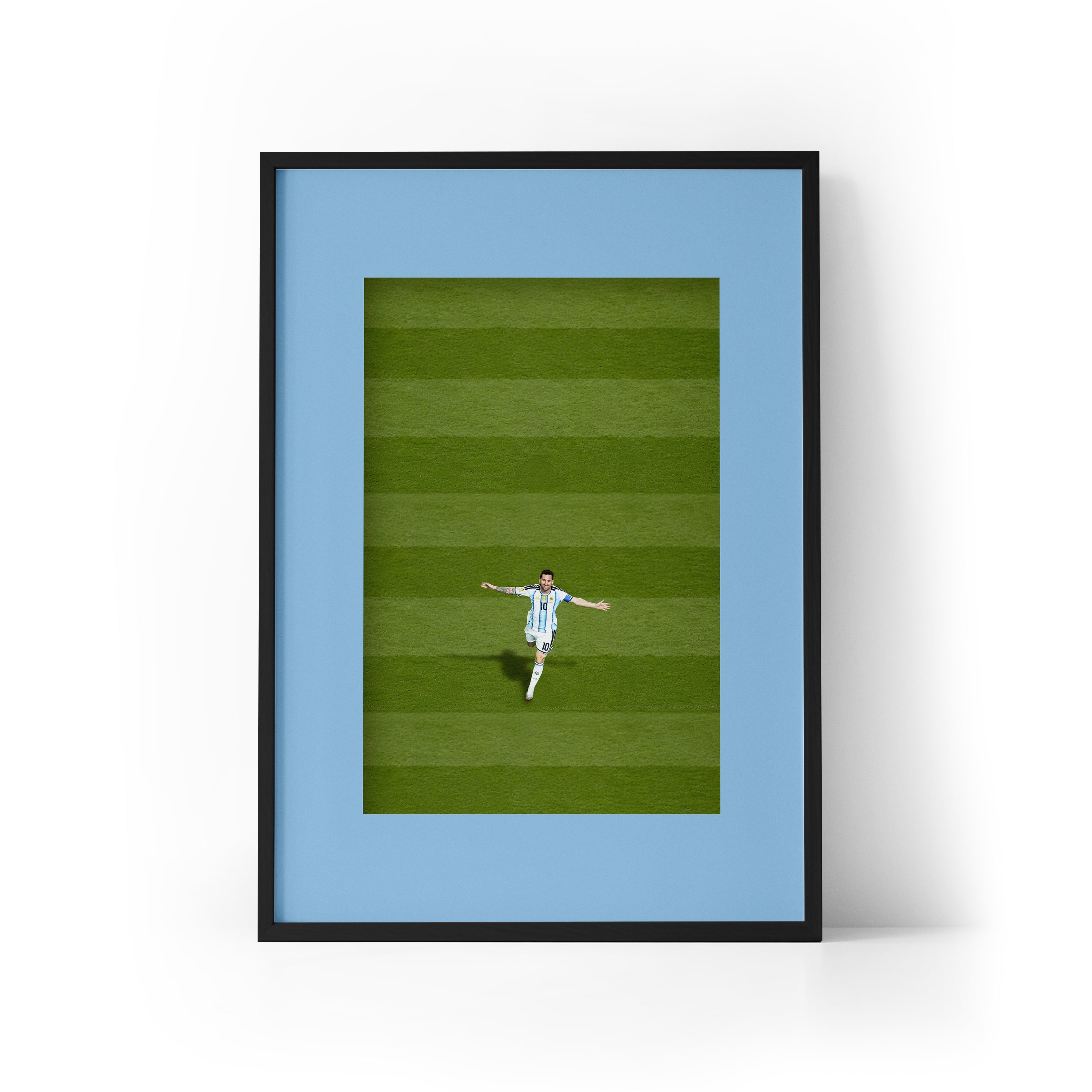 ICON Messi x Argentina Framed Print