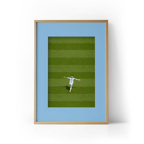 ICON Messi x Argentina Framed Print