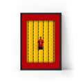 LEGEND Iniesta x Spain Framed Canvas