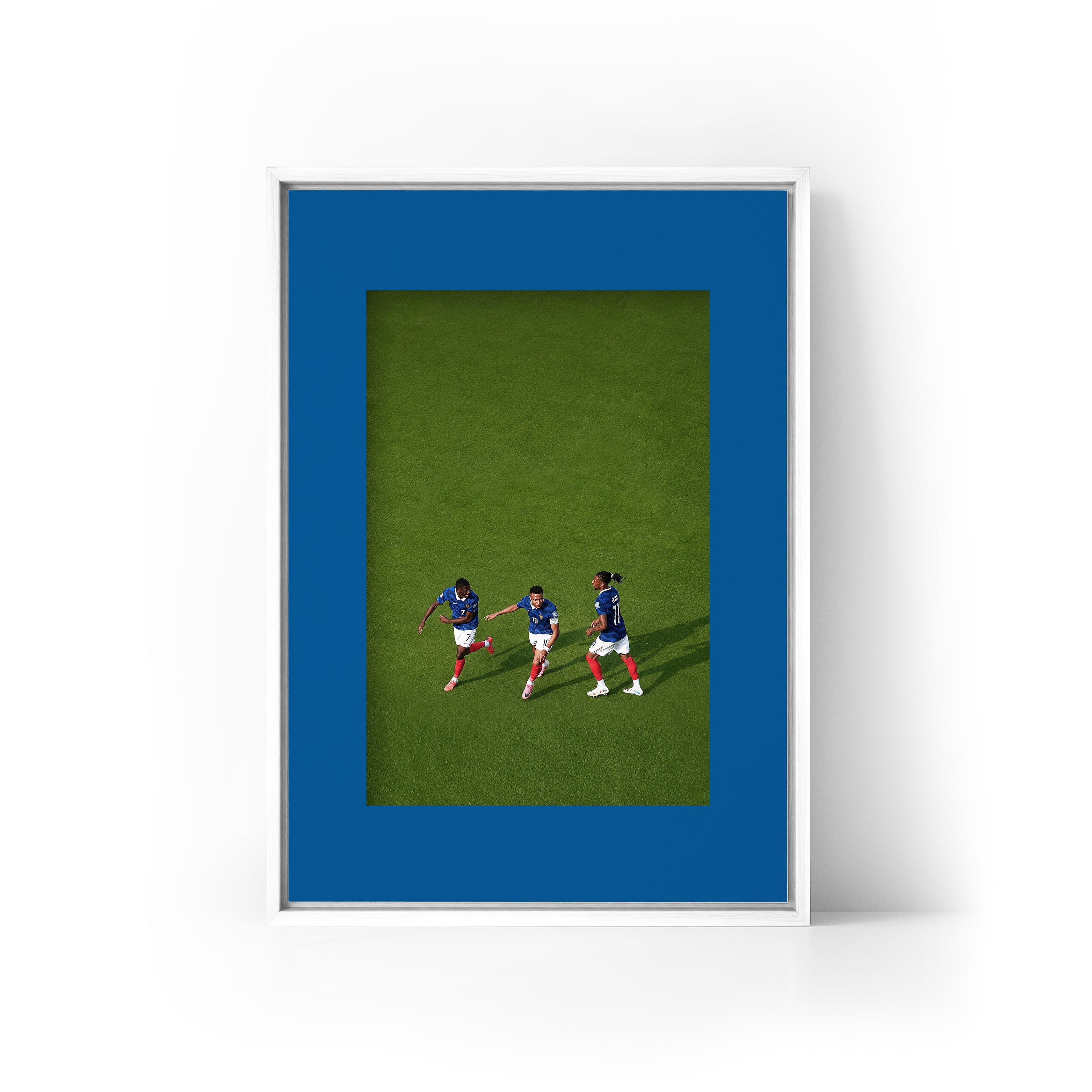 ICONS France Front Three Framed Canvas