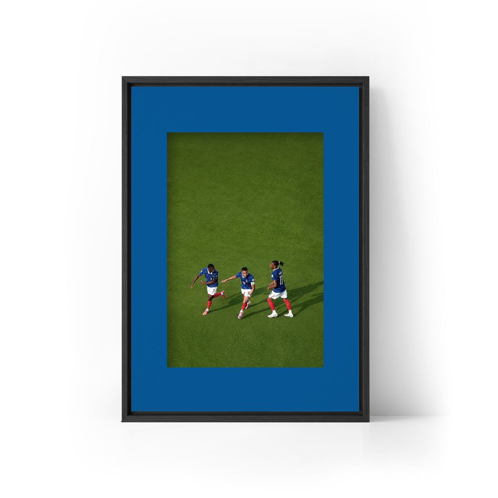 ICONS France Front Three Framed Canvas