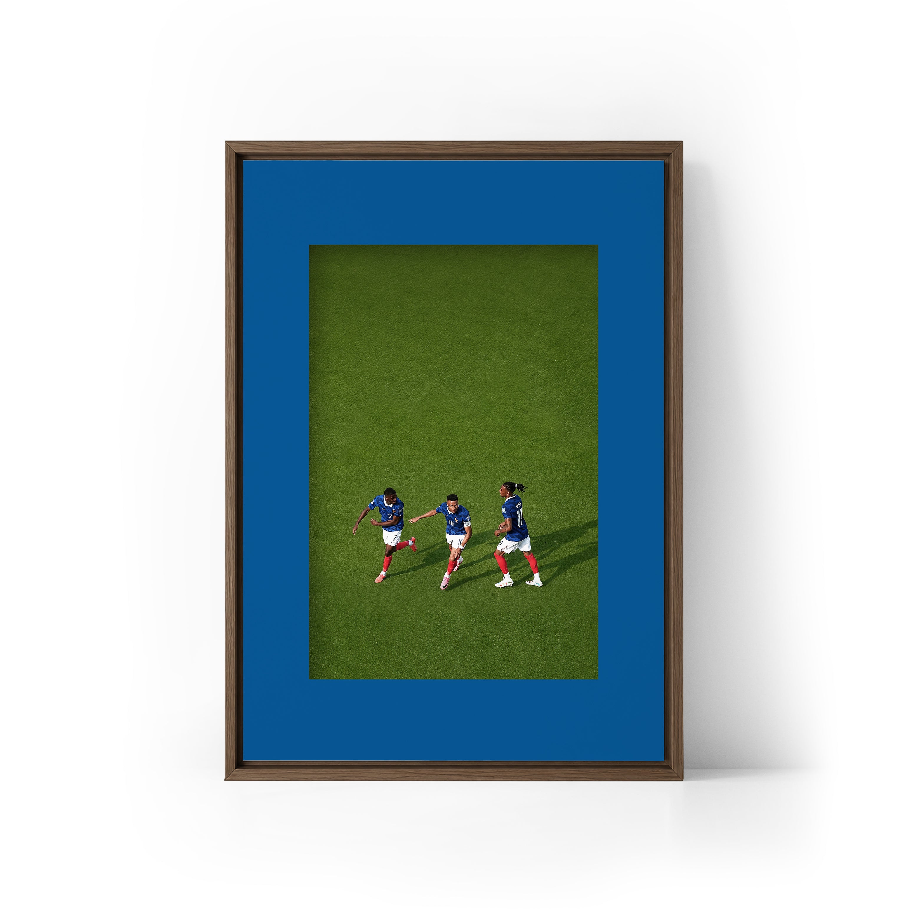 ICONS France Front Three Framed Canvas