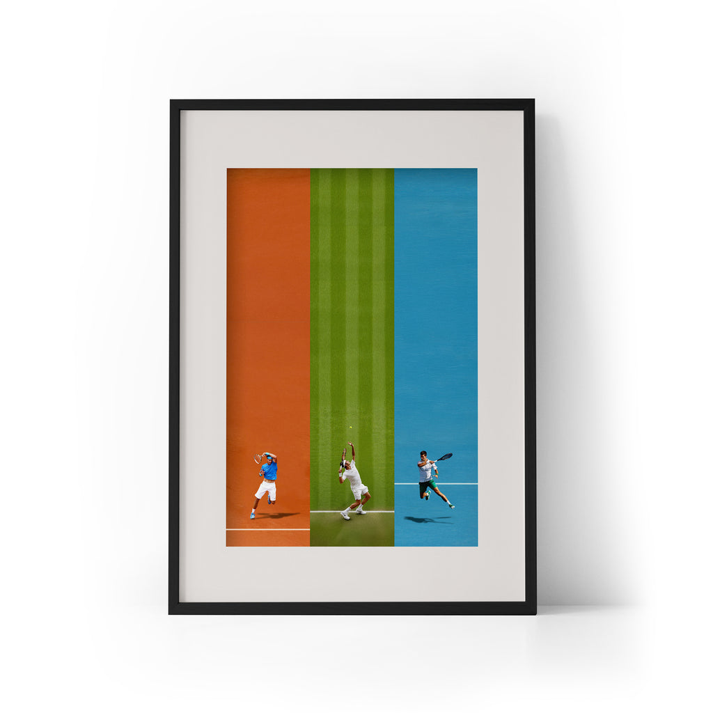 ICONS Tennis Trio Framed Print