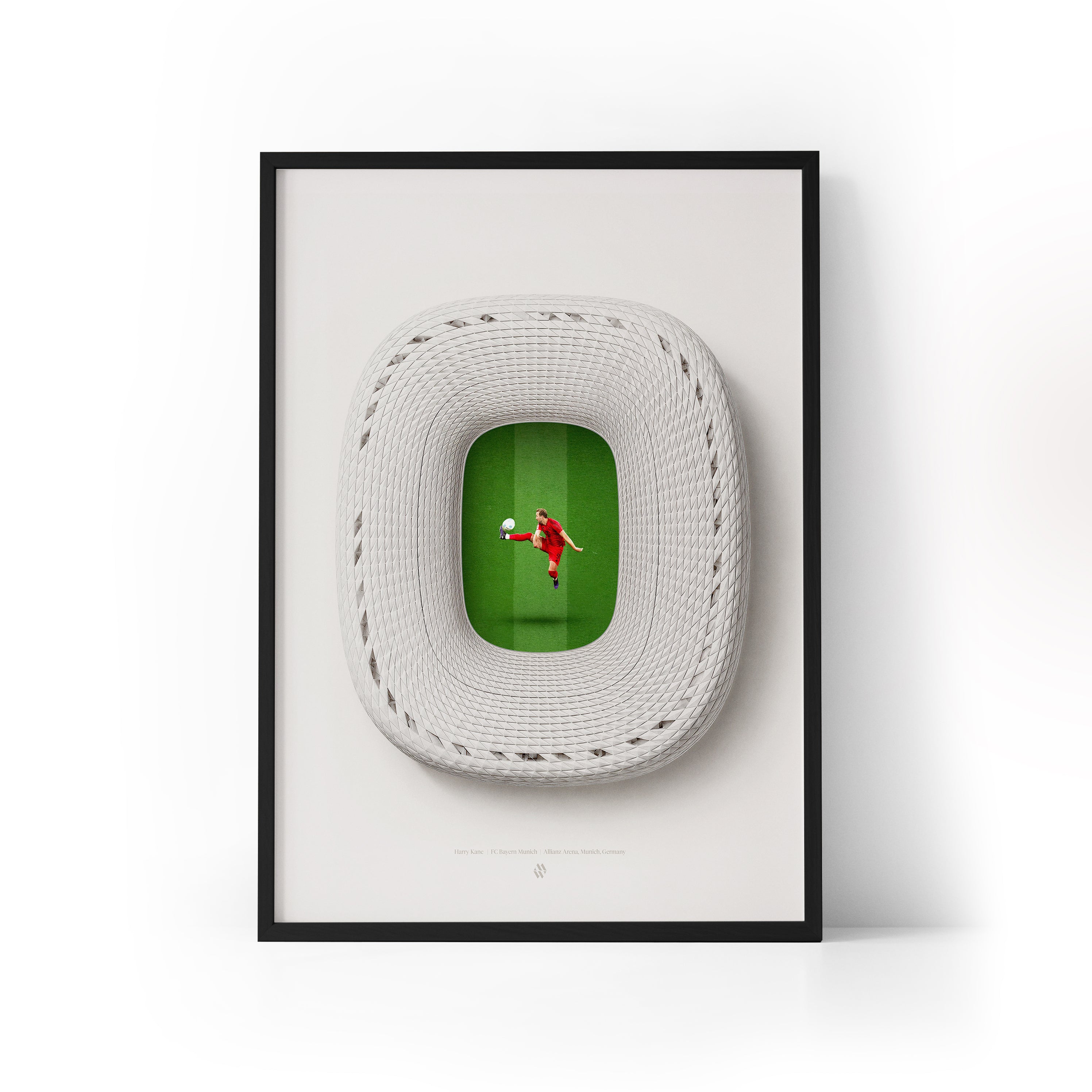 Harry Kane x Bayern Munich Framed Print