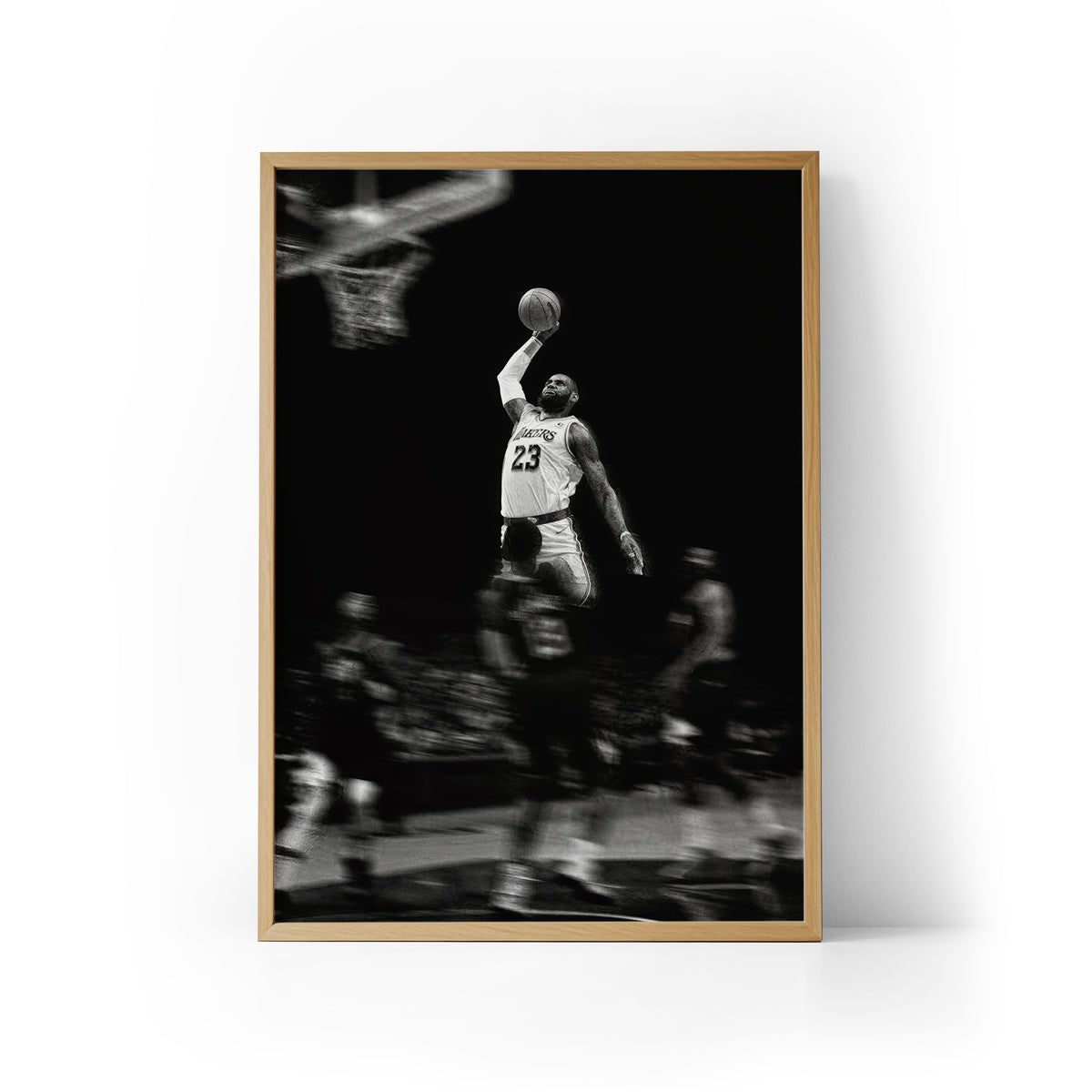 Lebron Elevate Framed Print