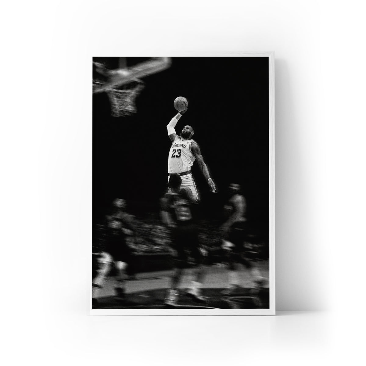 Lebron Elevate Framed Print
