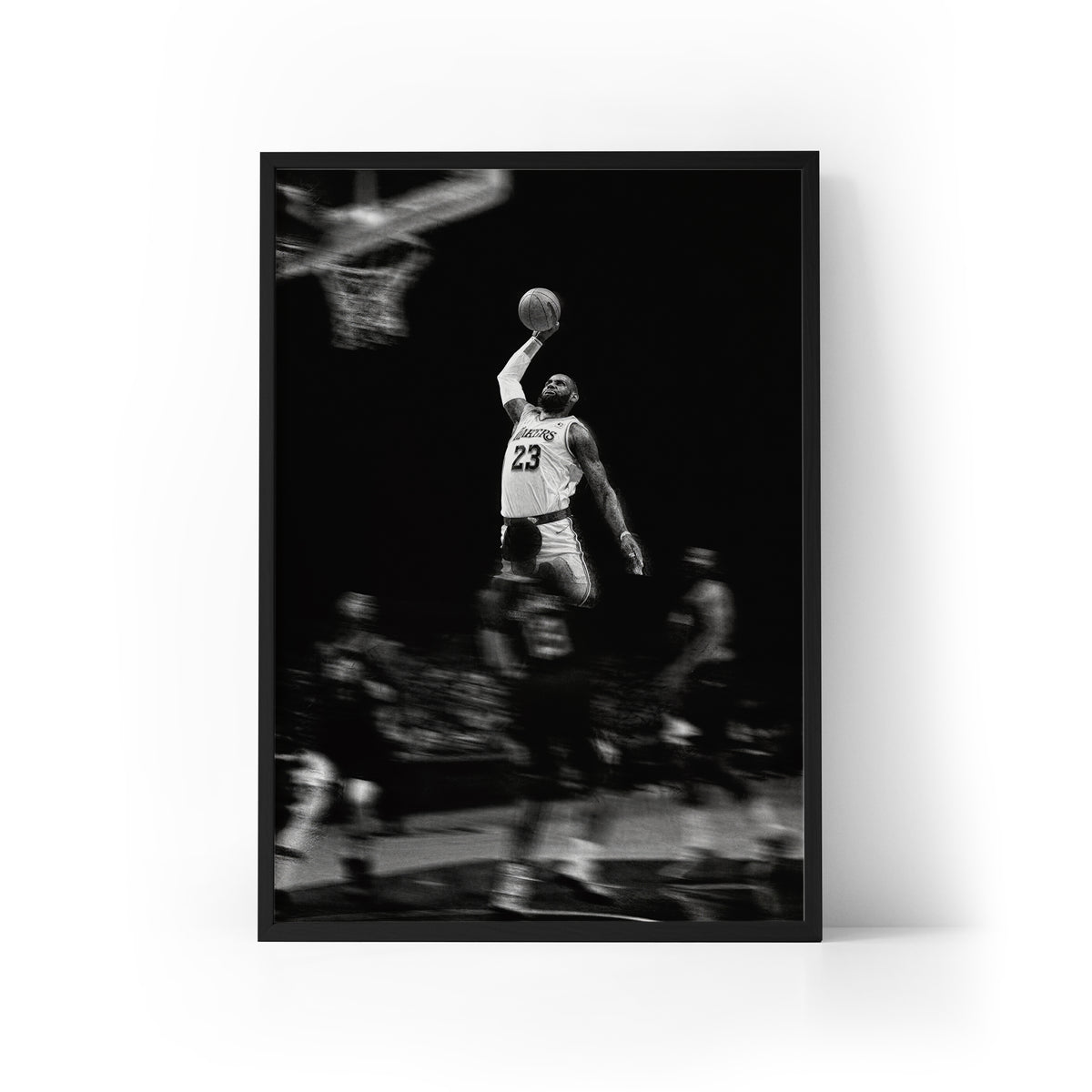 Lebron Elevate Framed Print