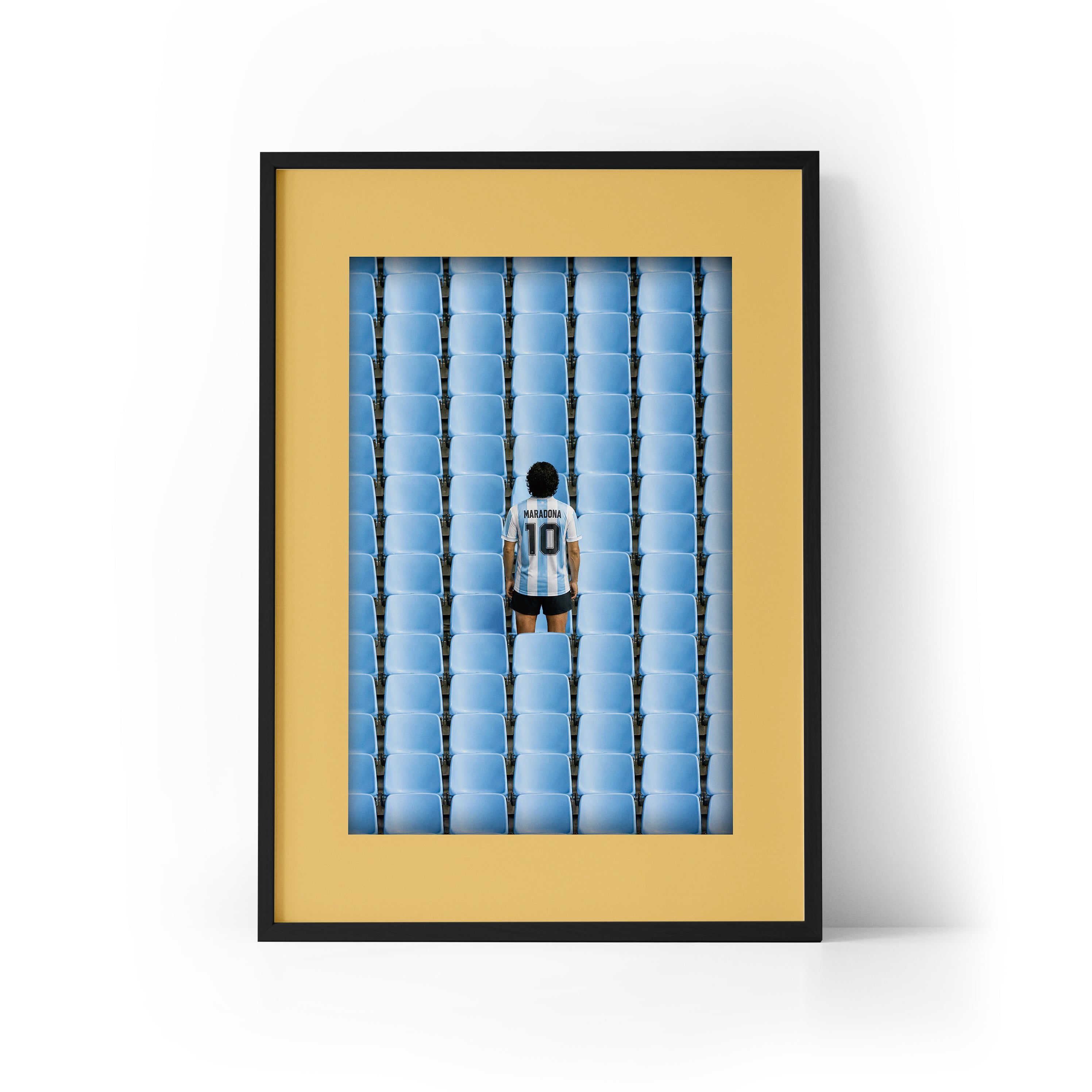 LEGEND Maradona x Argentina Framed Print