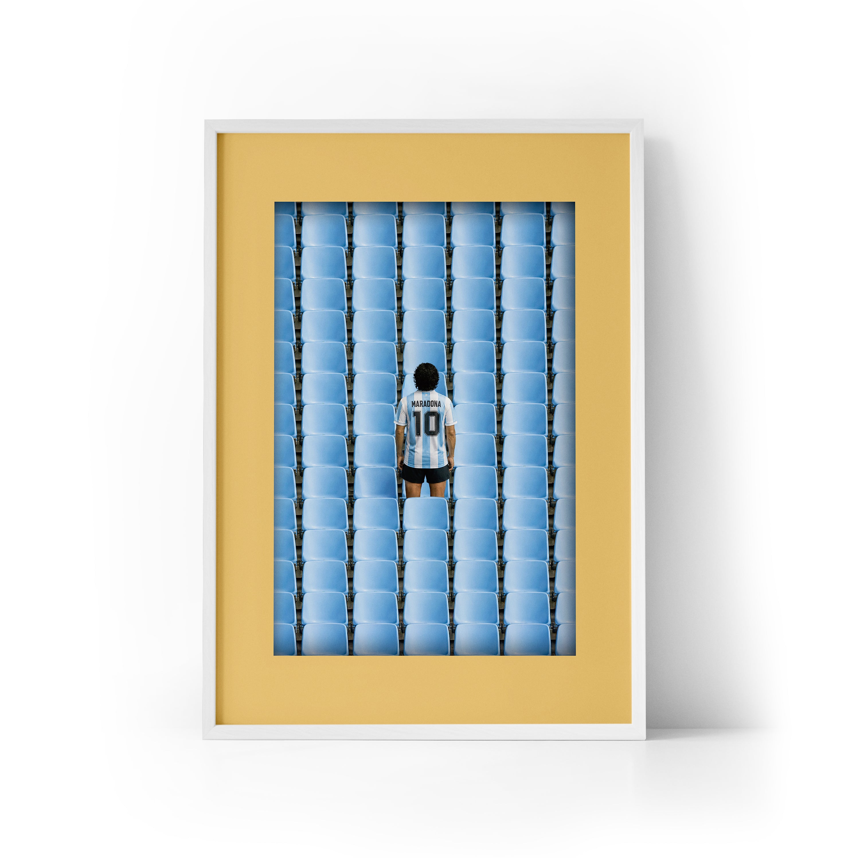 LEGEND Maradona x Argentina Framed Print