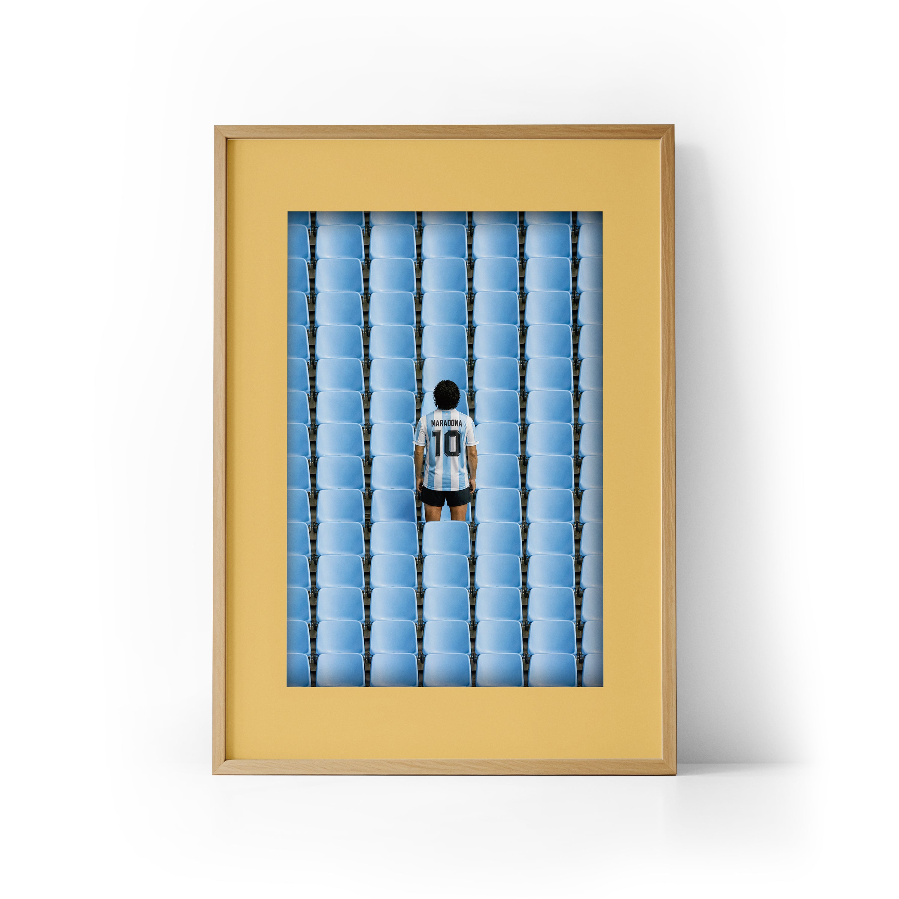 LEGEND Maradona x Argentina Framed Print