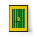 LEGEND Ronaldo x Brazil Framed Print