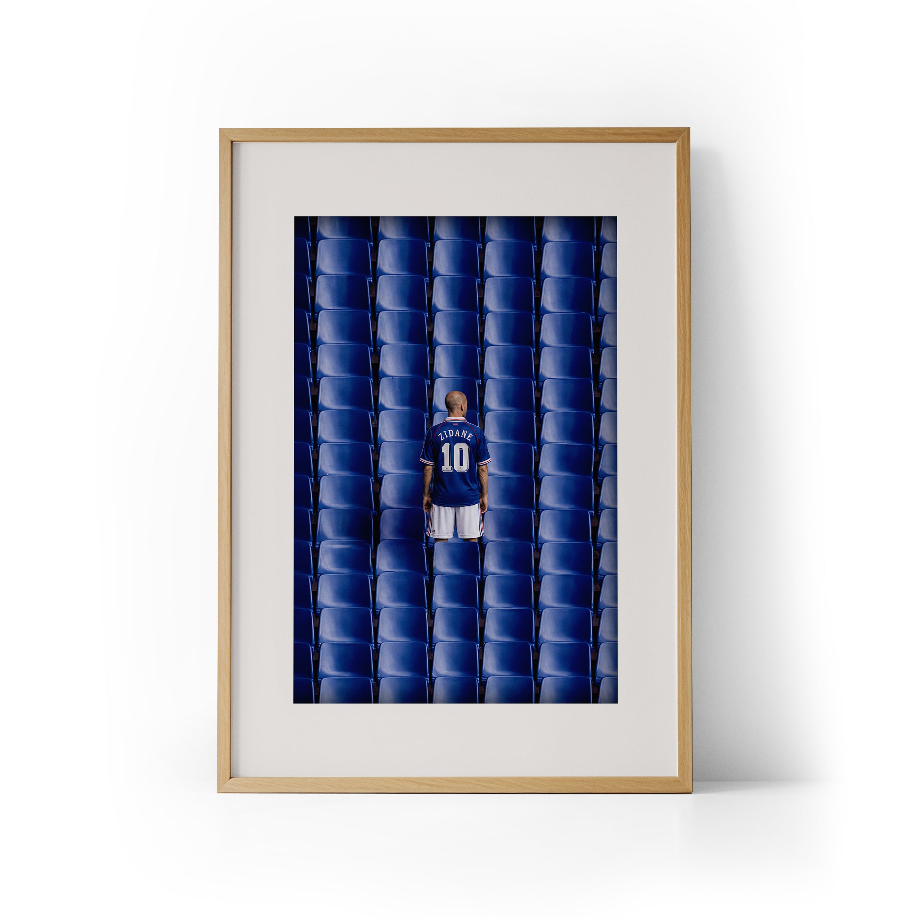 LEGEND Zidane Framed Print