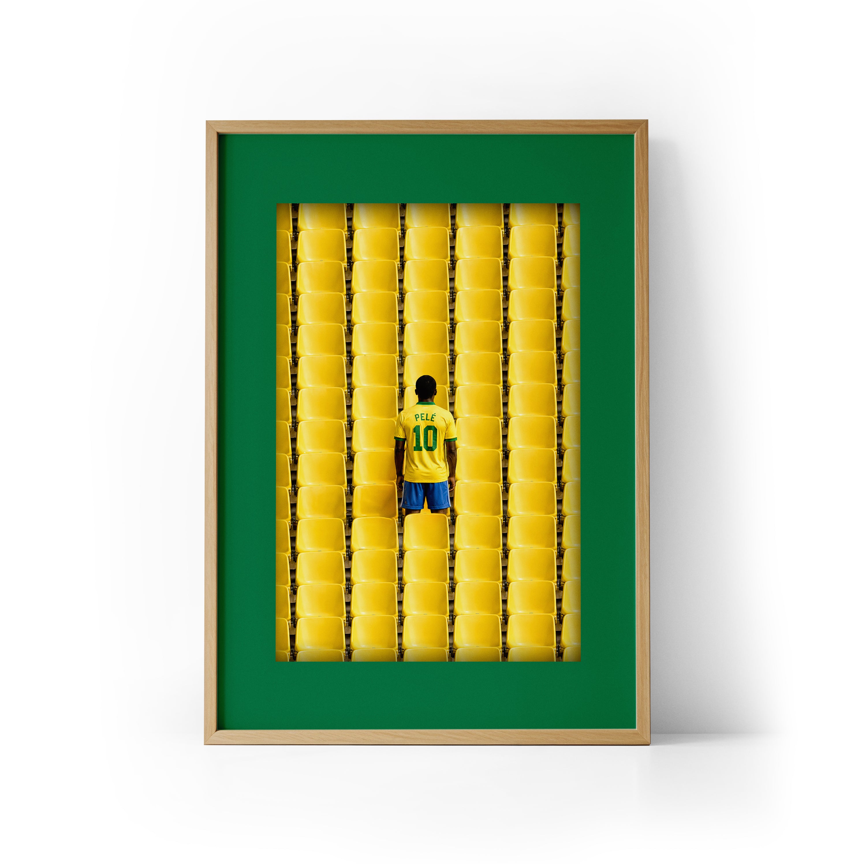 LEGEND Pele Framed Print