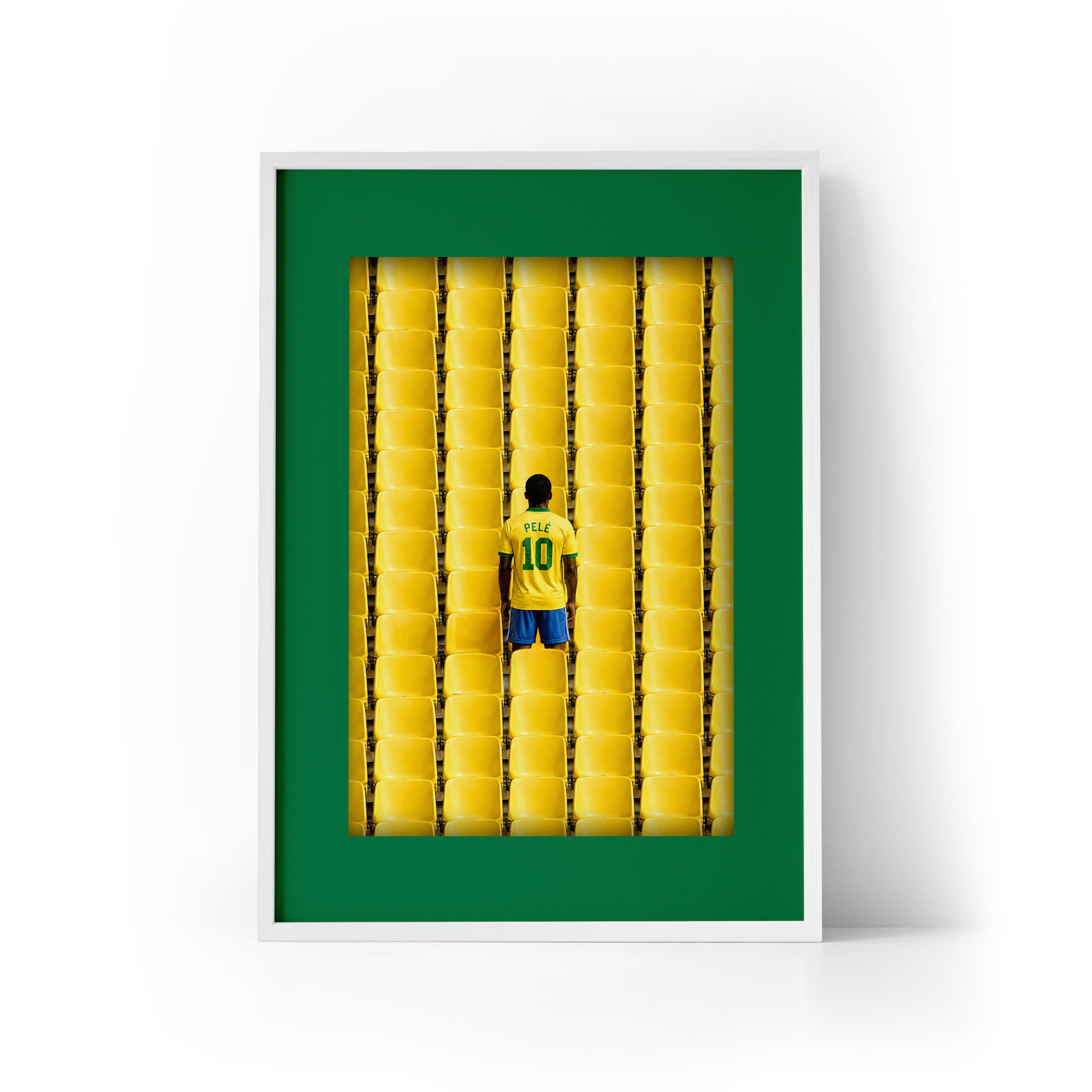 LEGEND Pele Framed Print