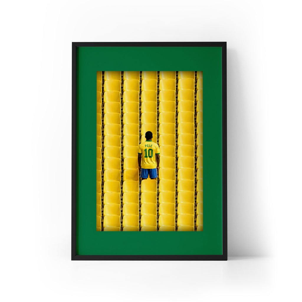 LEGEND Pele Framed Print