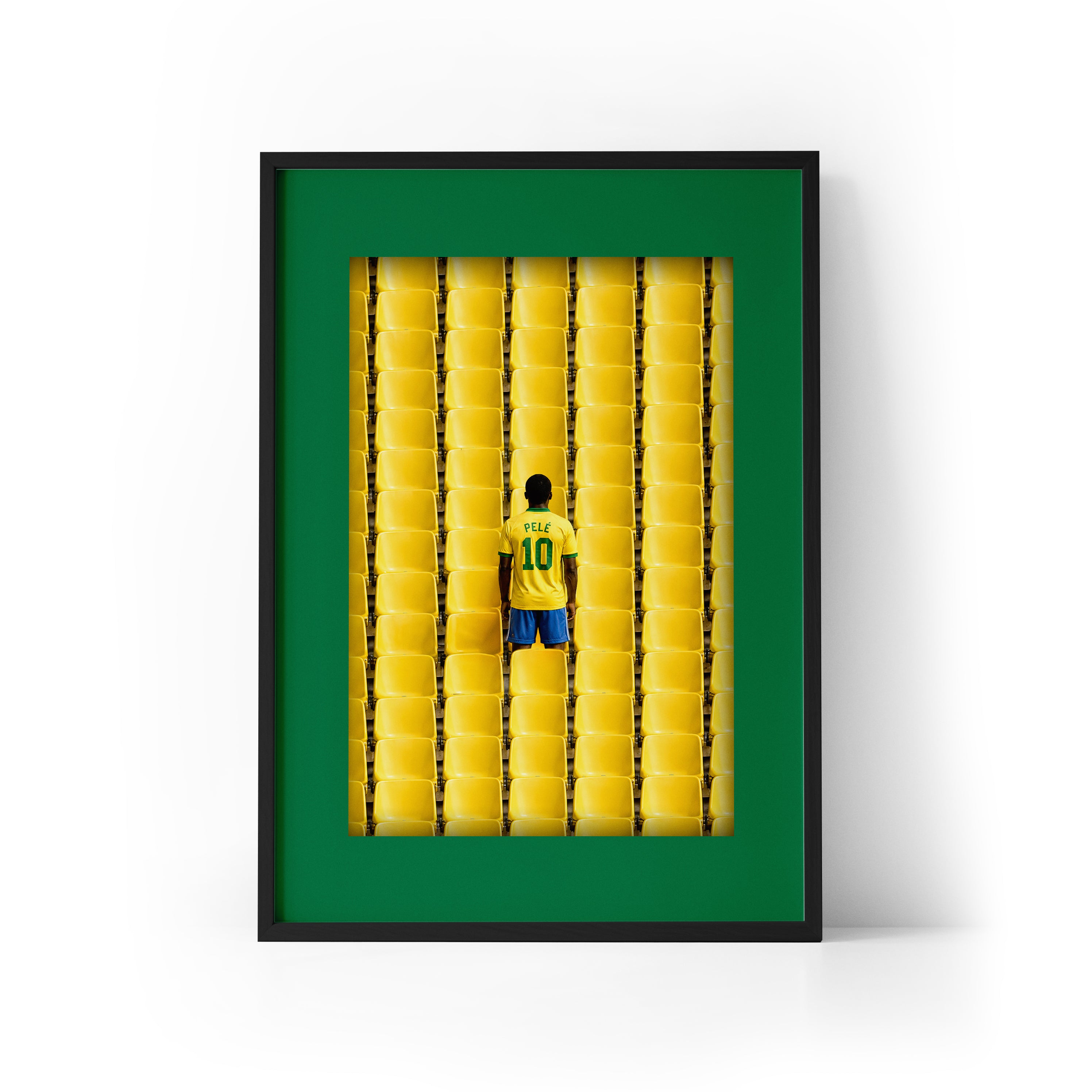 LEGEND Pele Framed Print