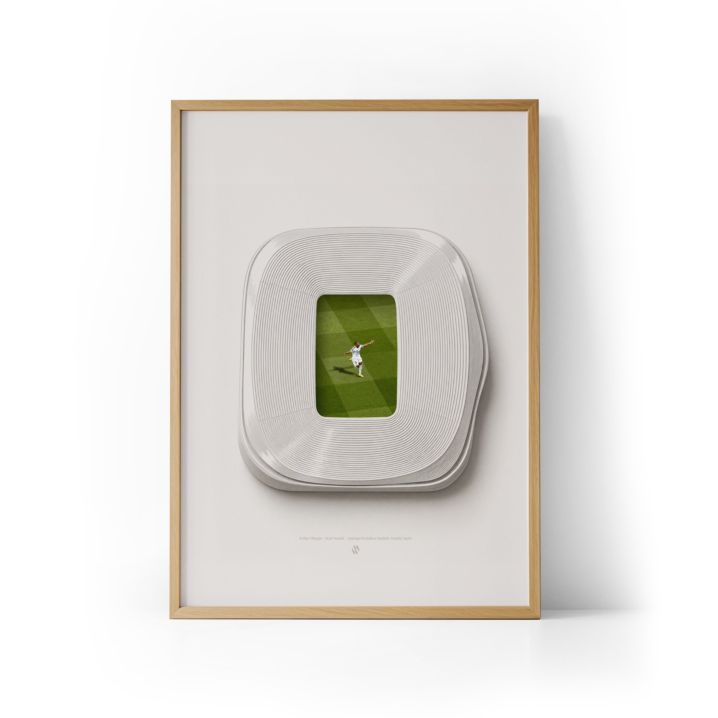 Mbappe x Bernabeu Framed Print
