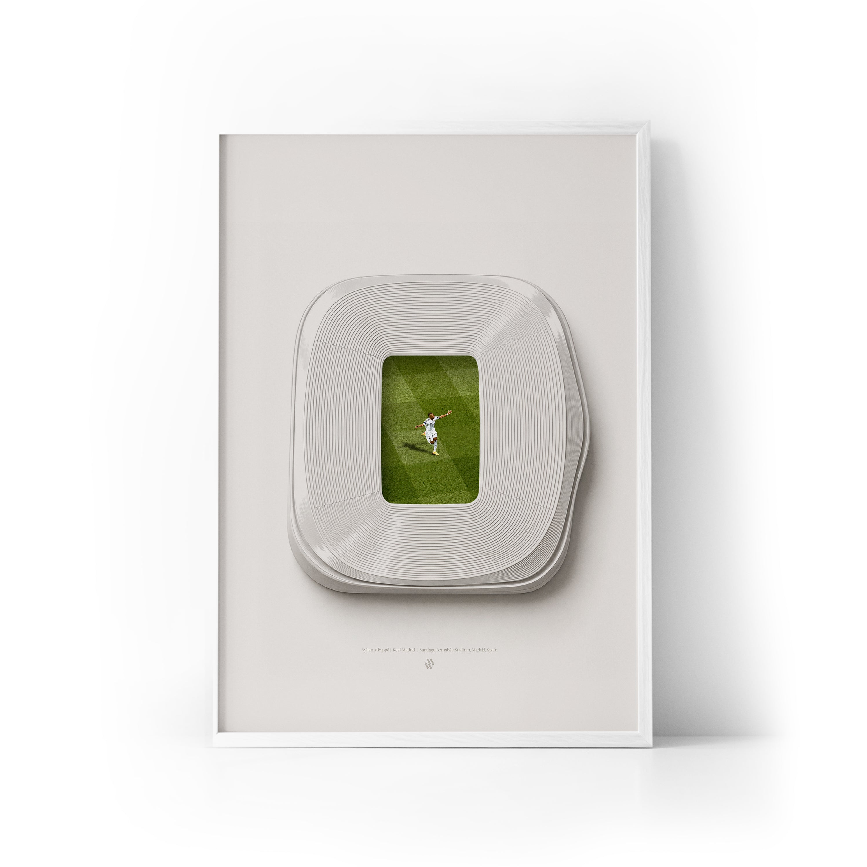 Mbappe x Bernabeu Framed Print