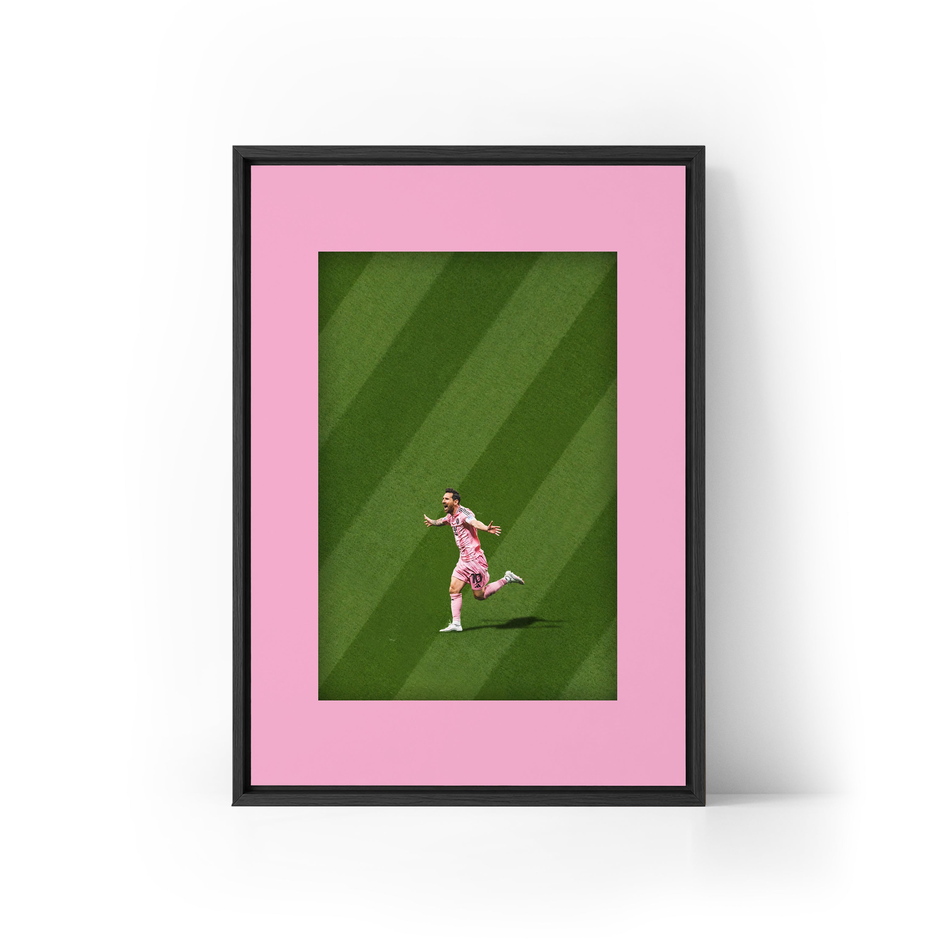 ICON Messi x Miami Framed Canvas