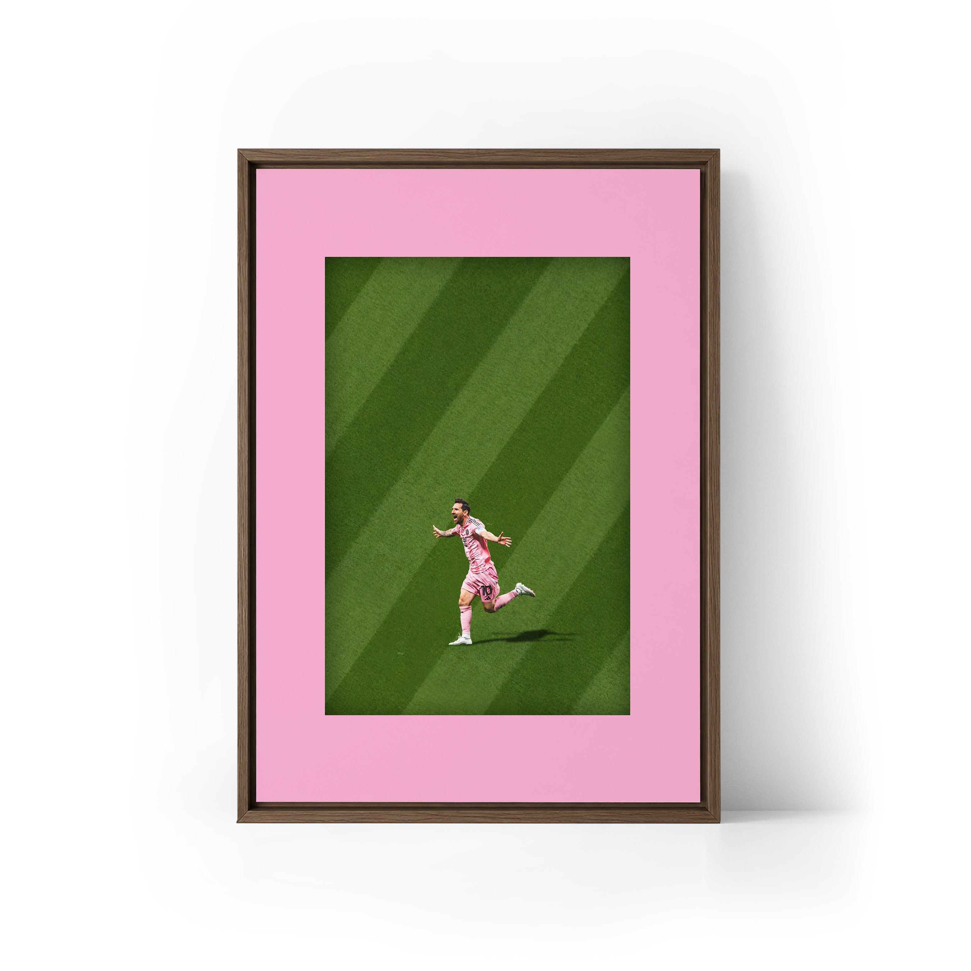 ICON Messi x Miami Framed Canvas