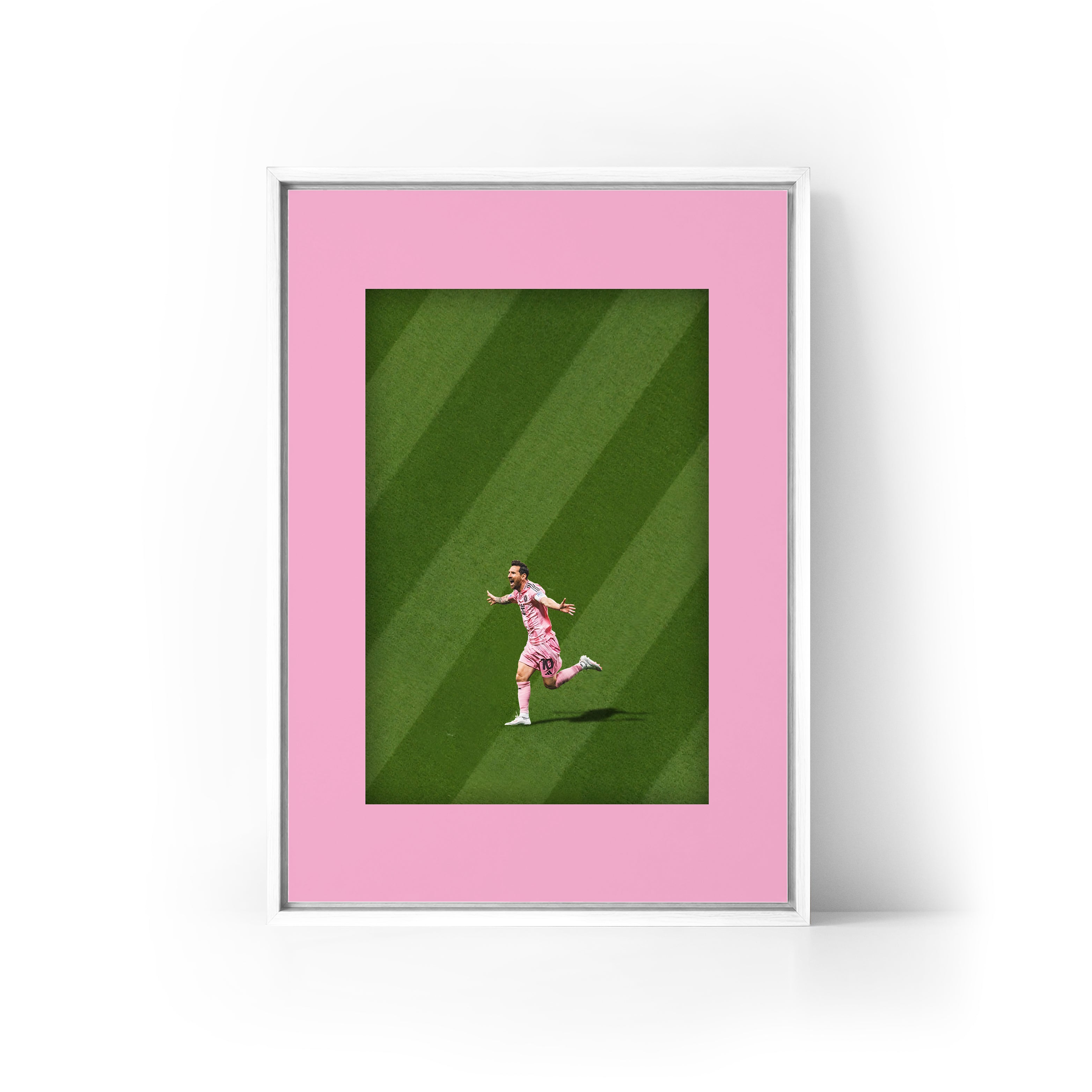 ICON Messi x Miami Framed Canvas