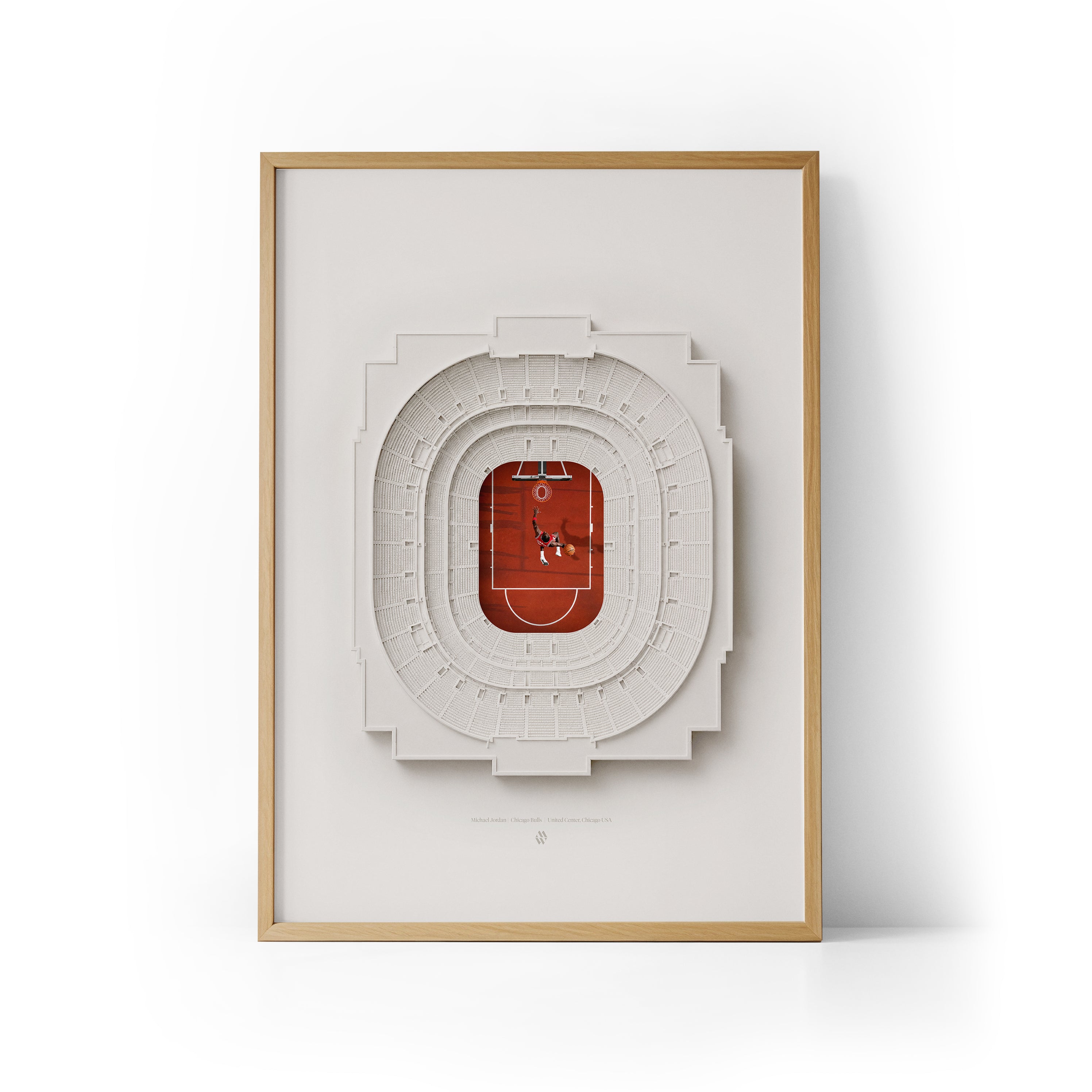 Michael Jordan x Chicago Framed Print