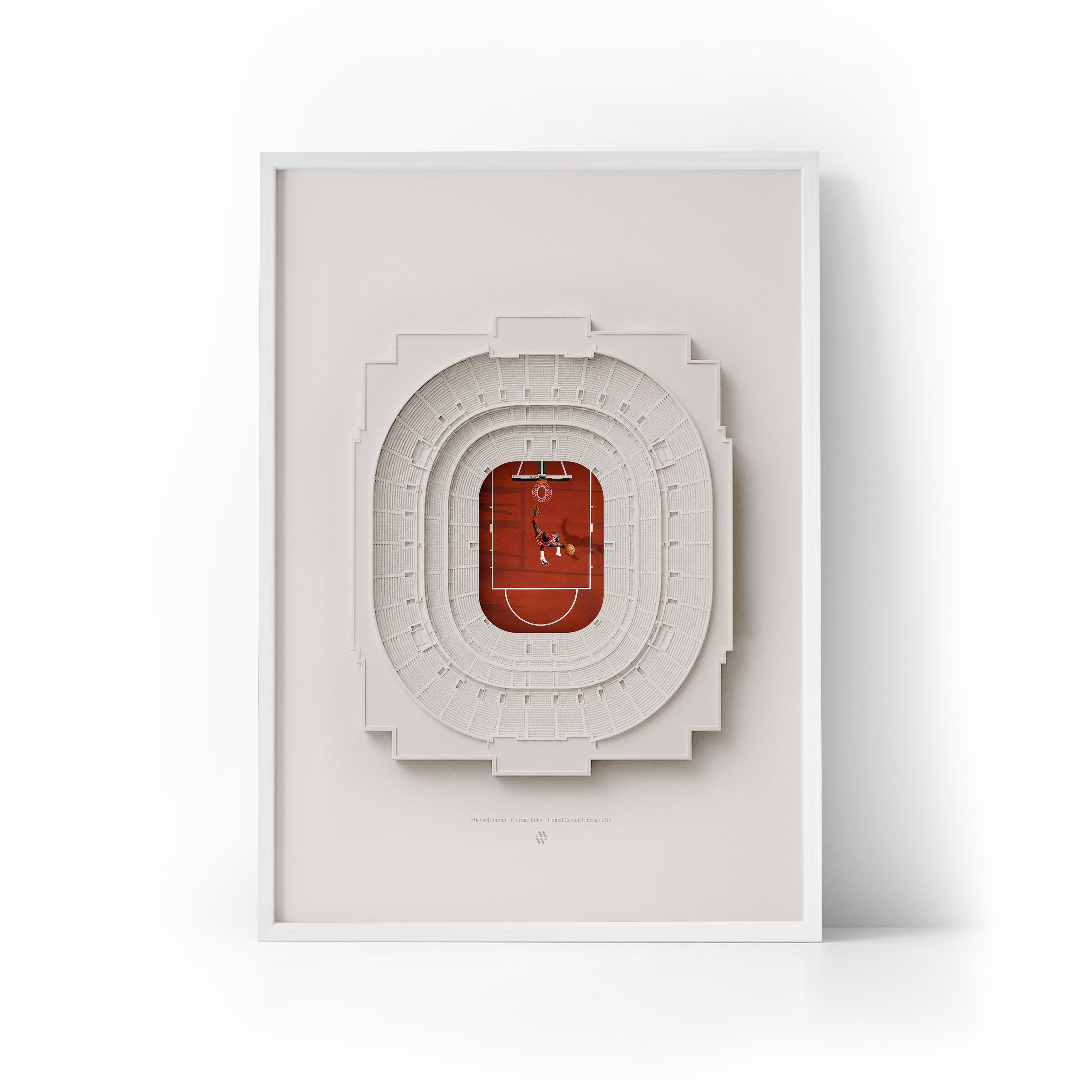 Michael Jordan x Chicago Framed Print