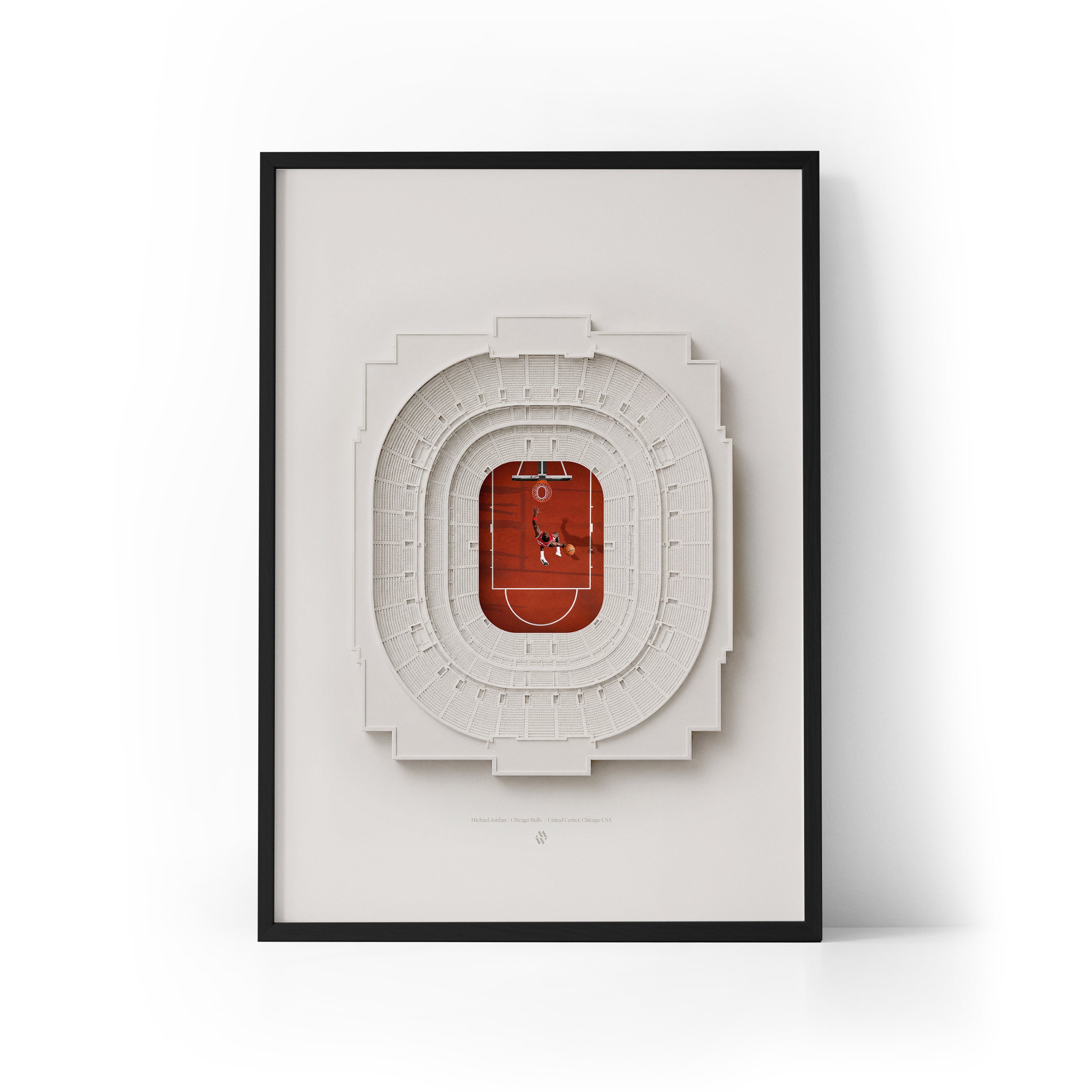 Michael Jordan x Chicago Framed Print