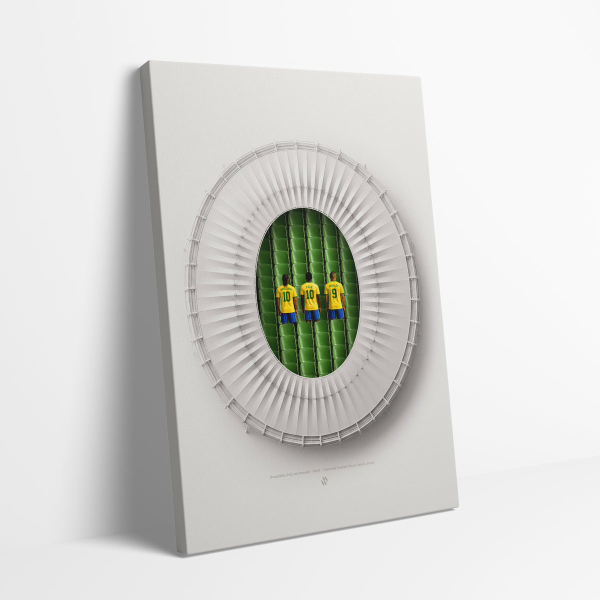 Brazil Legends x Maracana Stadium Canvas