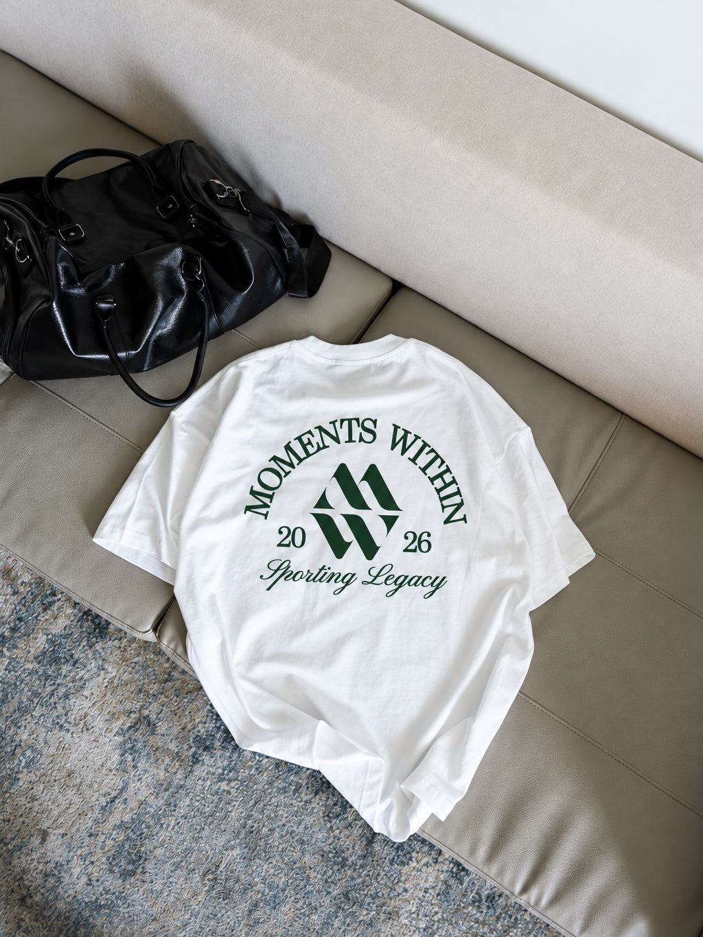 Moments Within Vintage Green Tee