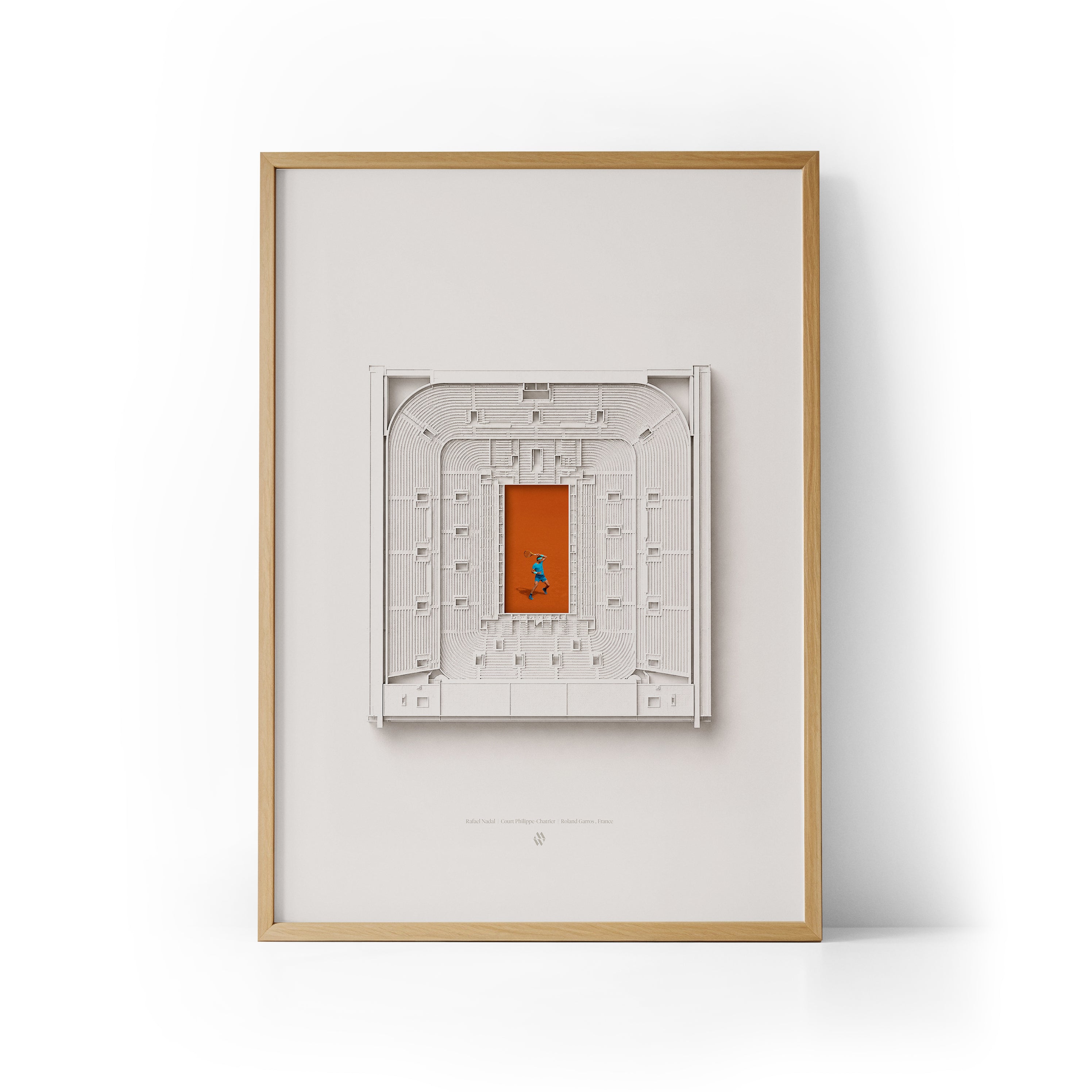 Rafael Nadal x Roland Garros Framed Print