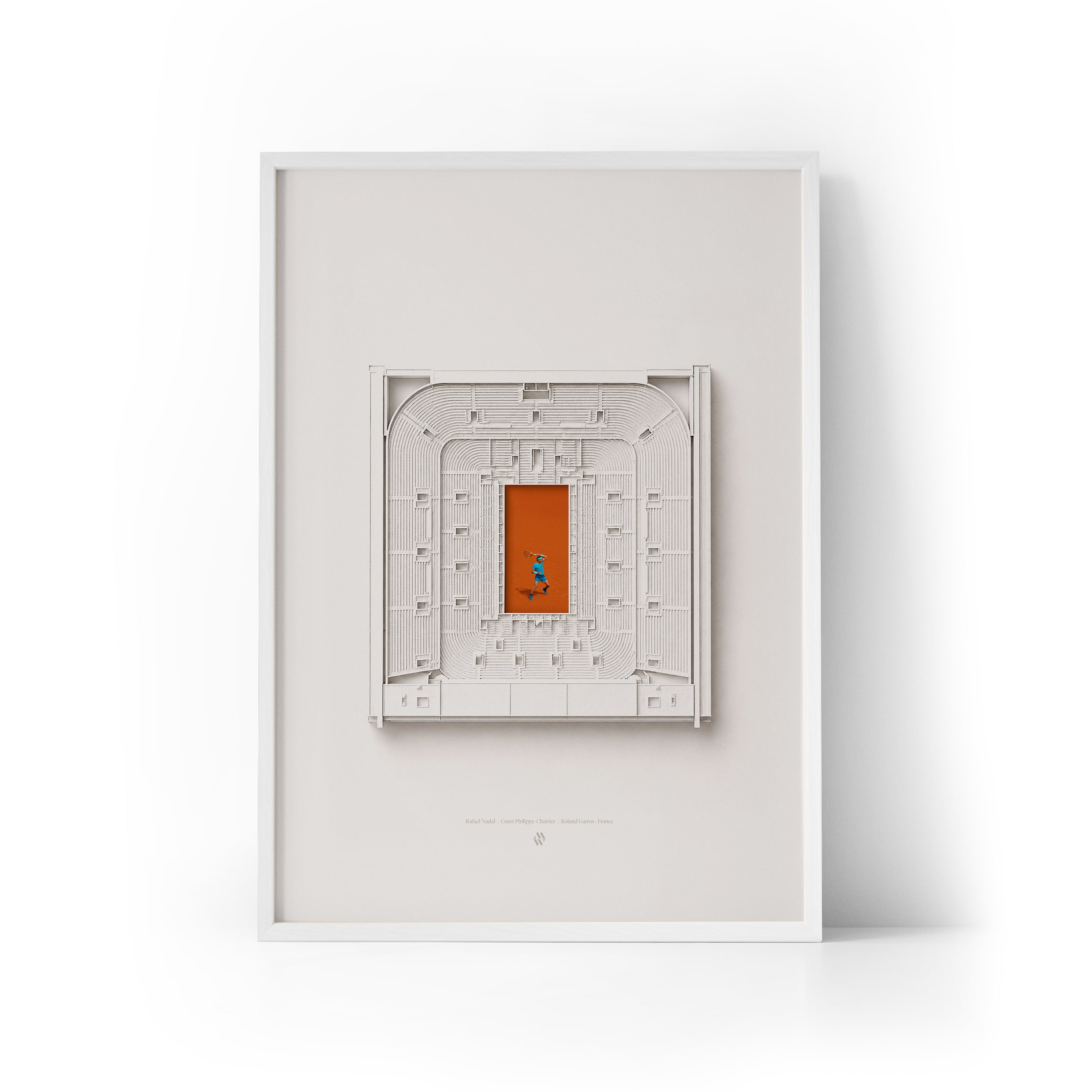 Rafael Nadal x Roland Garros Framed Print