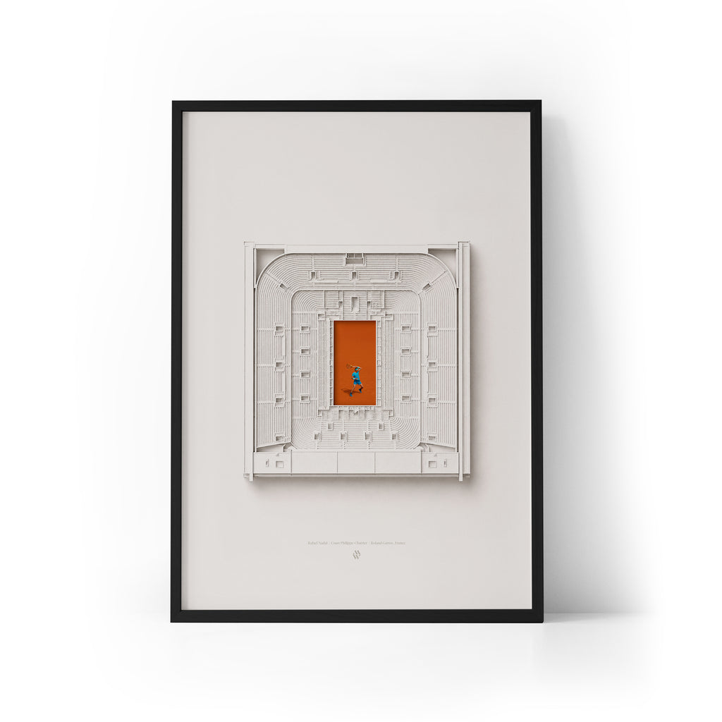 Rafael Nadal x Roland Garros Framed Print