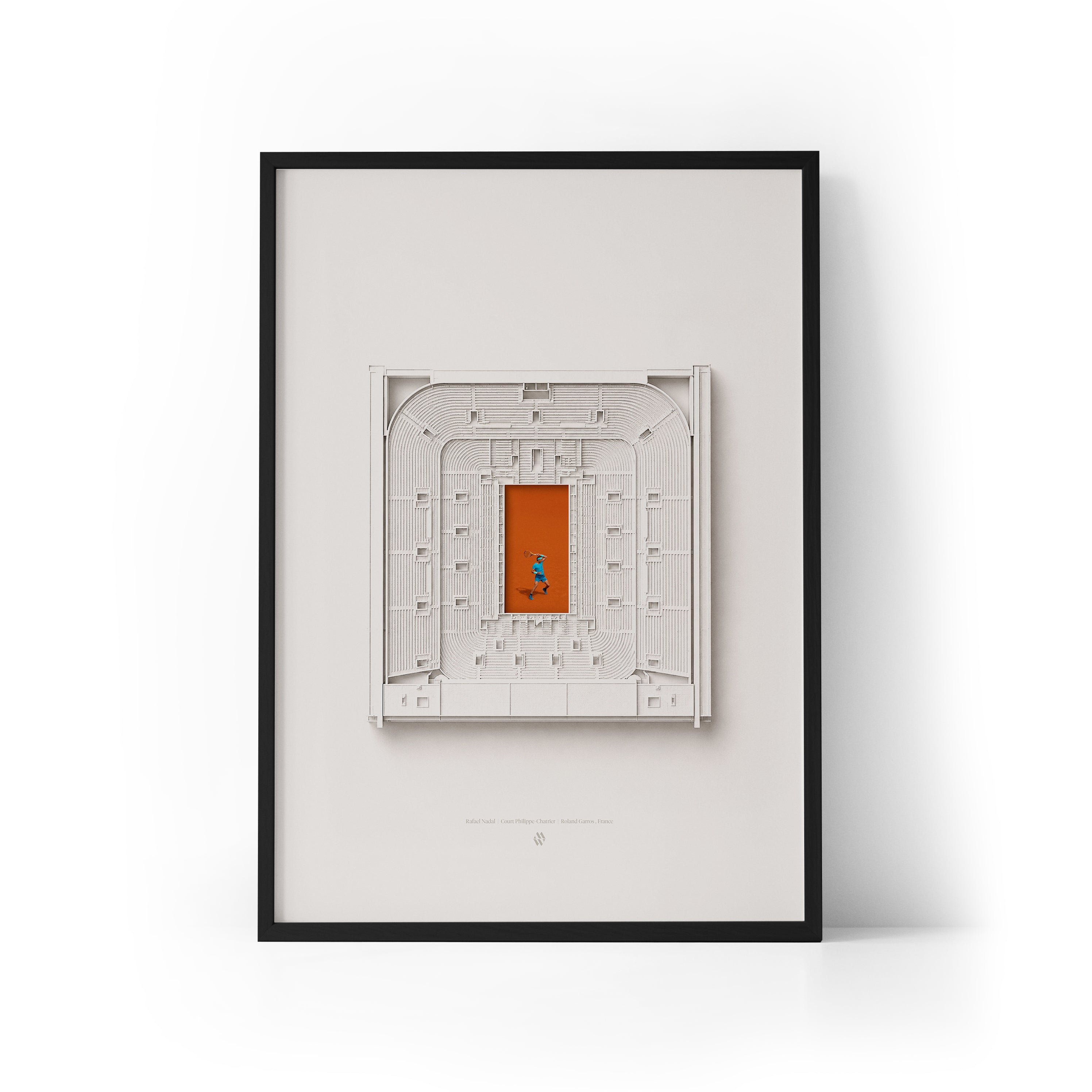 Rafael Nadal x Roland Garros Framed Print