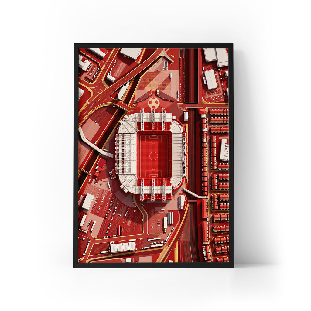 Old Trafford Framed Print