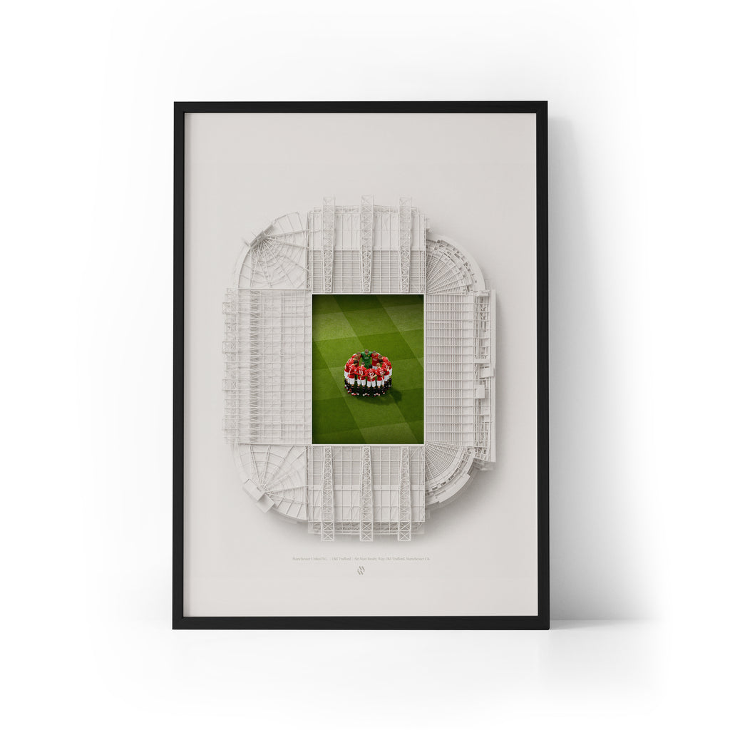 Manchester United x Old Trafford Framed Print