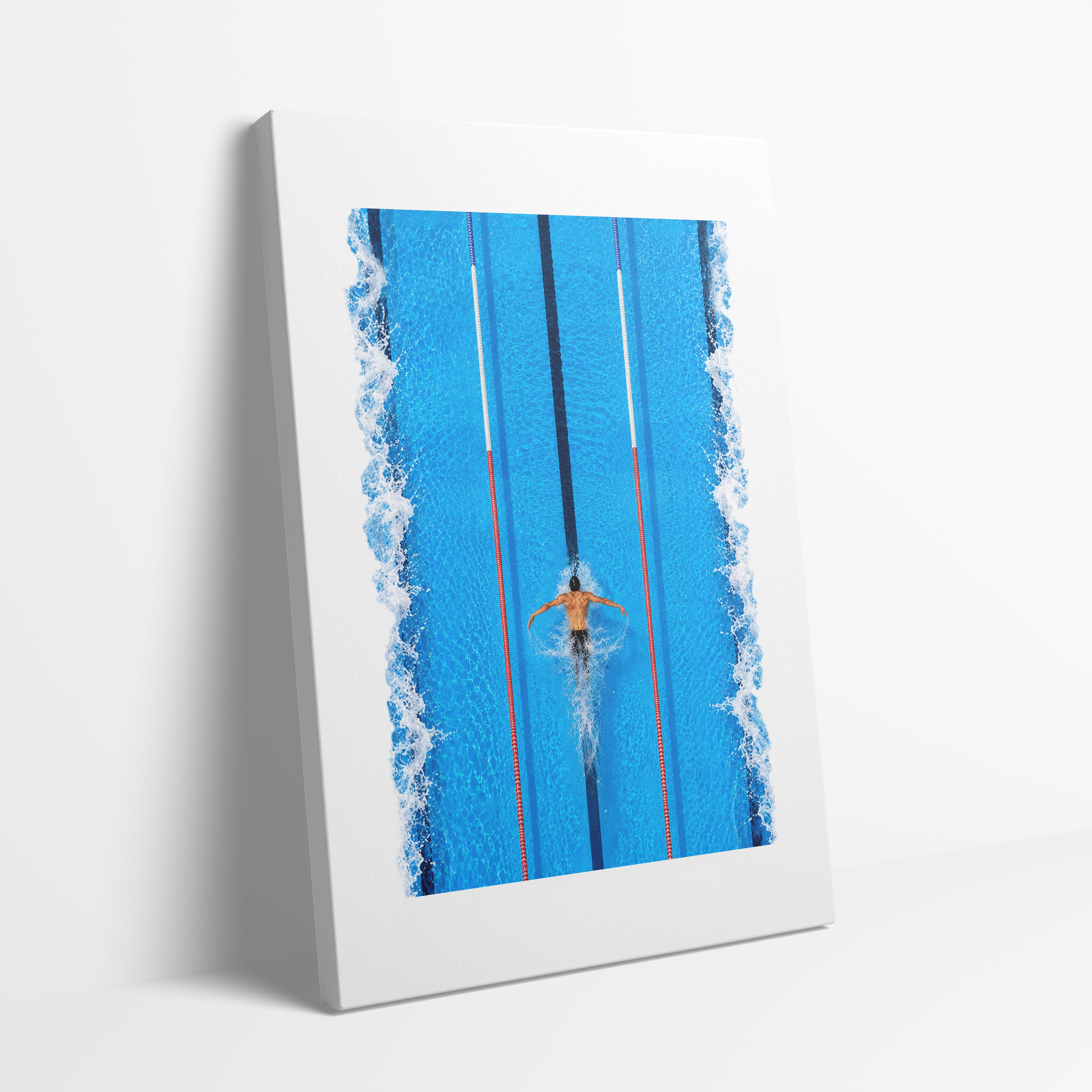 Michael Phelps In Motion Canvas