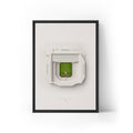 Roger Federer x Wimbledon Framed Canvas