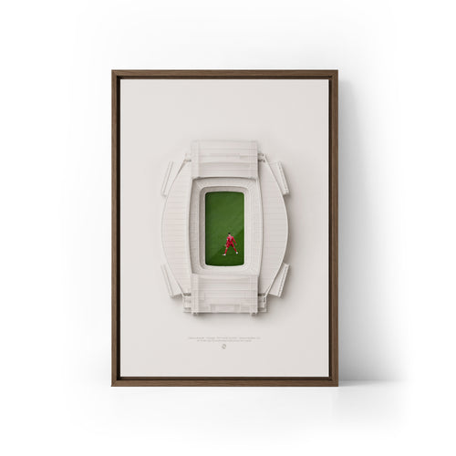 Cristiano Ronaldo WC26 Record x Houston Framed Canvas