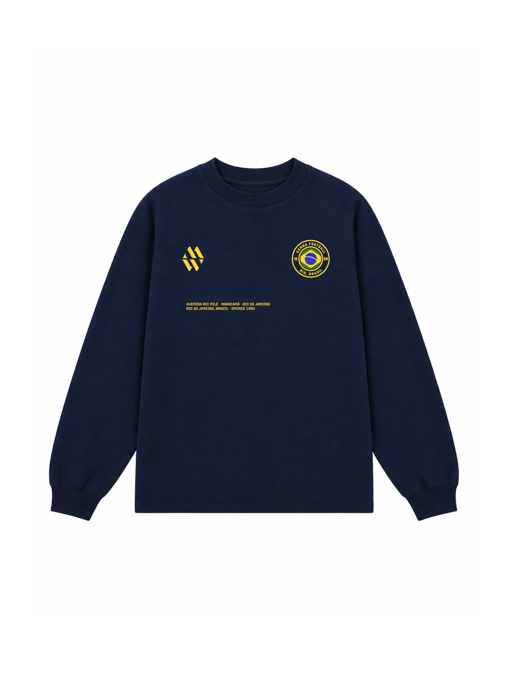 Brazil Maracana Navy Sweater