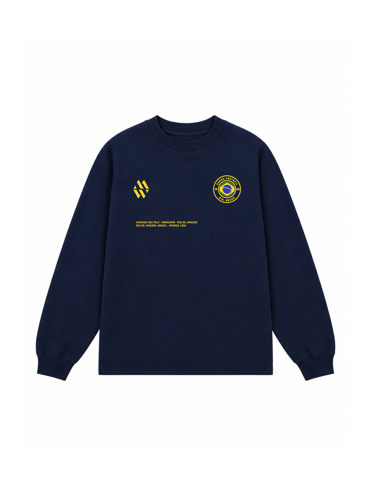 Brazil Maracana Navy Sweater
