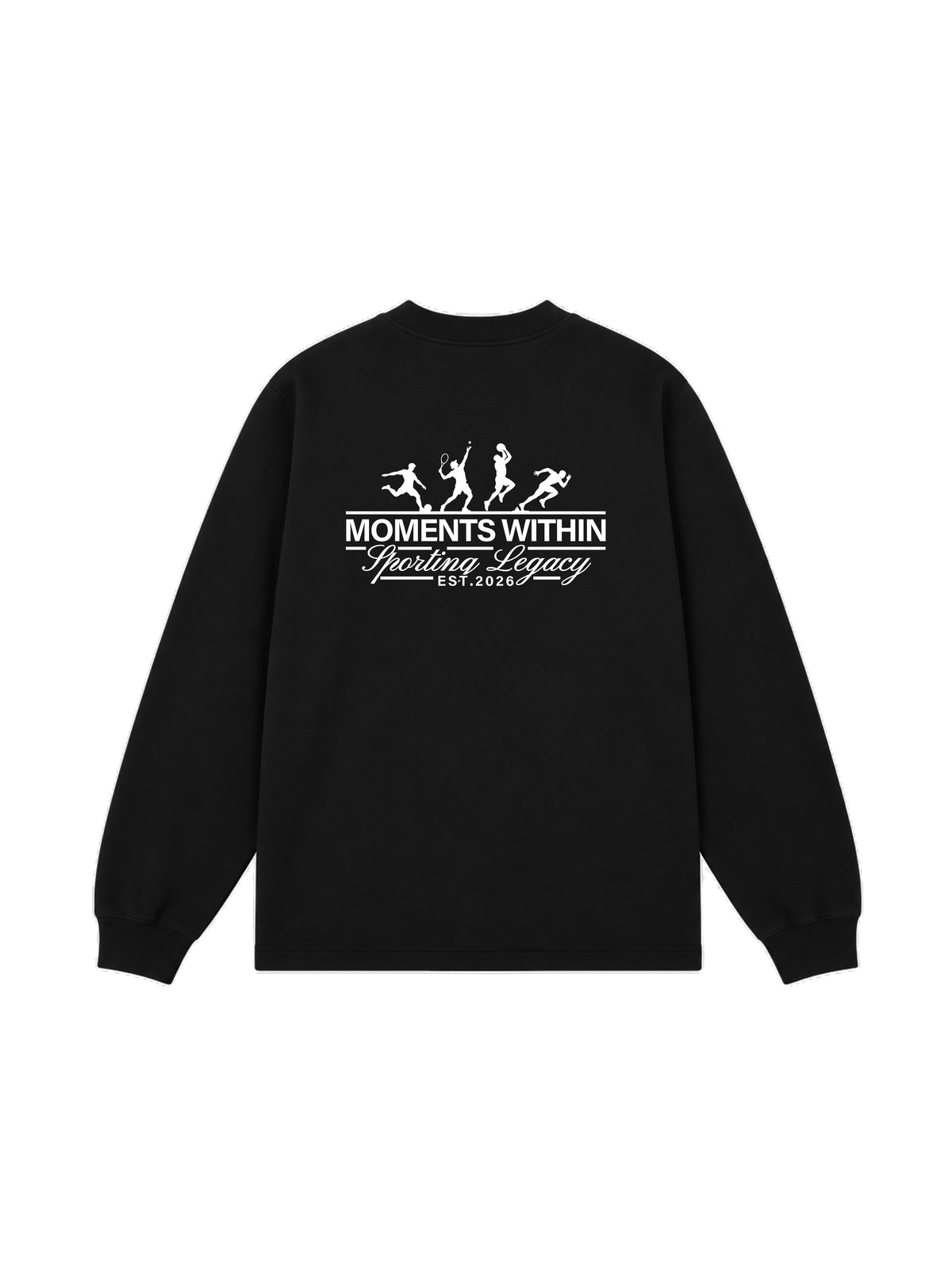 Moments Within Sporting Legacy Black Sweater