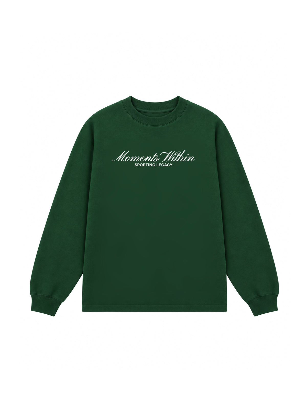 Moments Within Classic Green Sweater