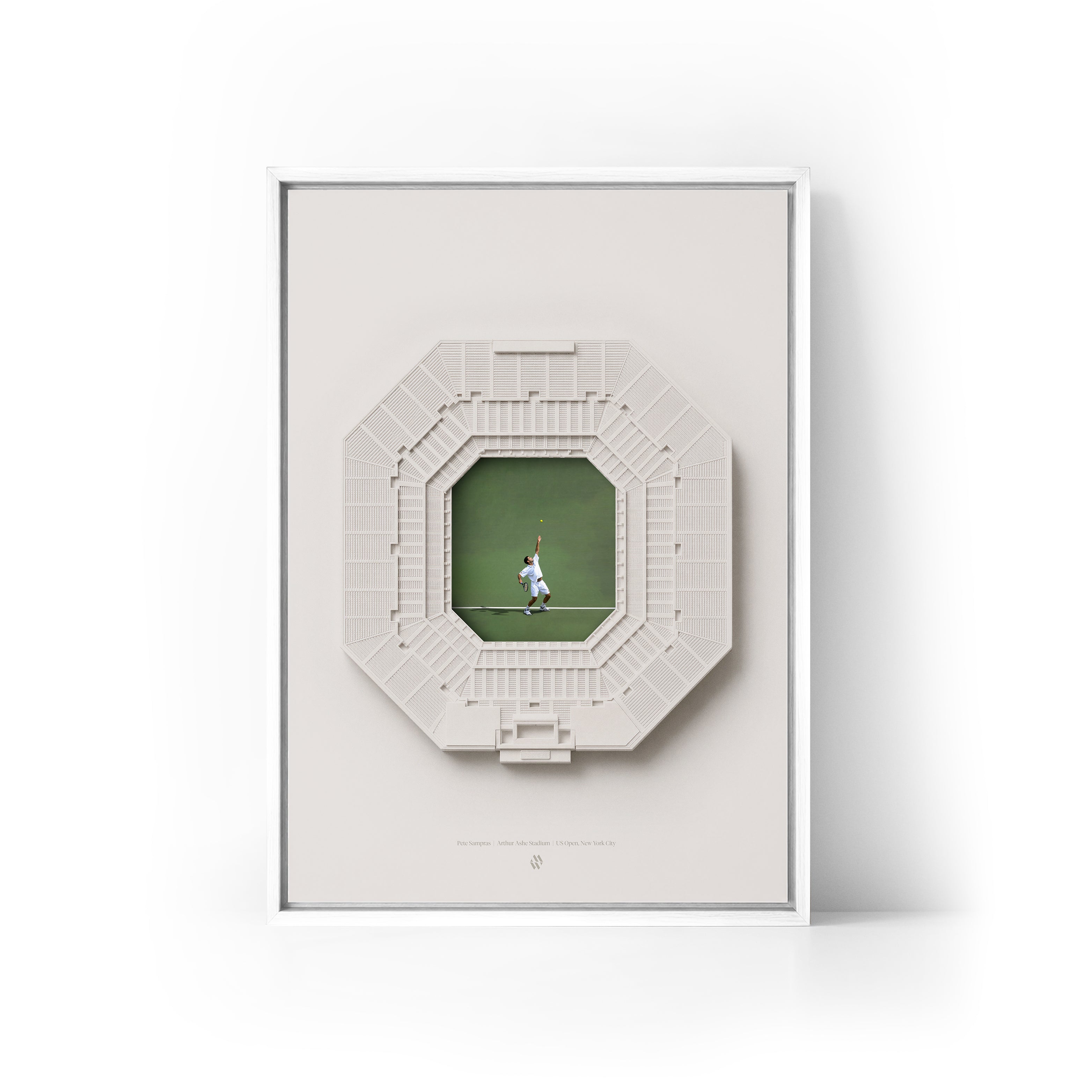 Pete Sampras x US Open Framed Canvas