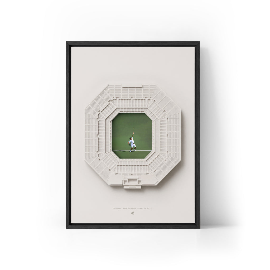 Pete Sampras x US Open Framed Canvas