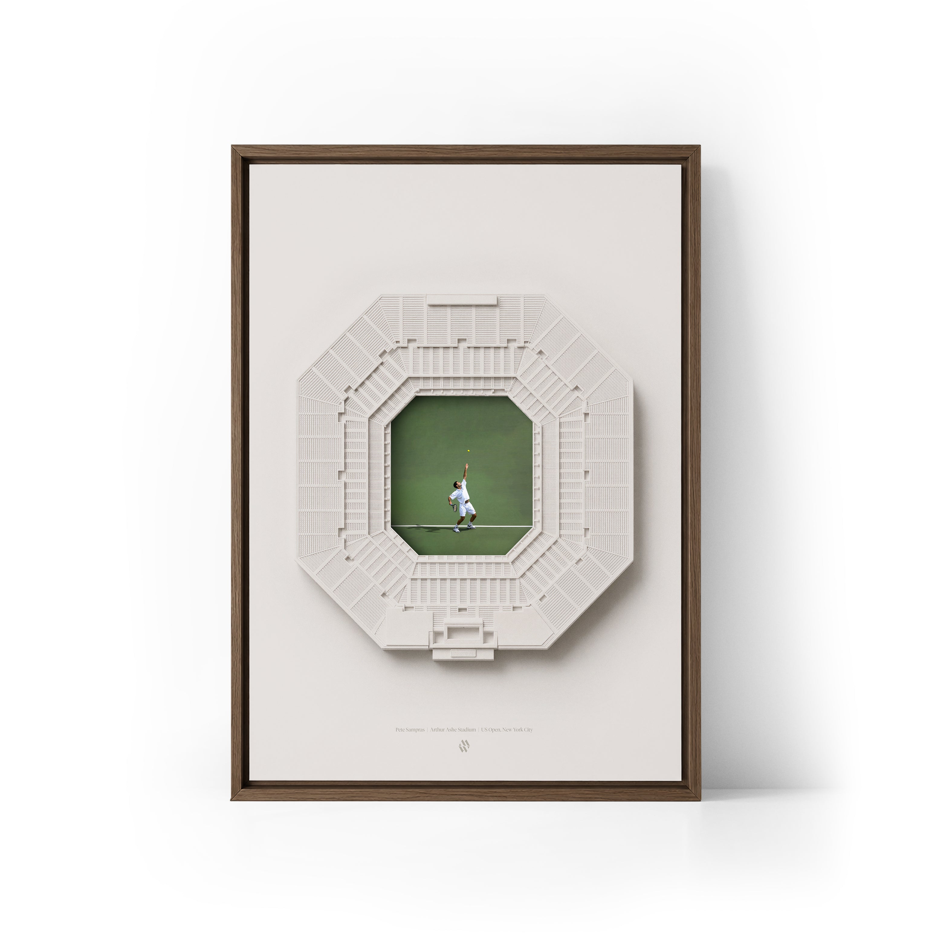 Pete Sampras x US Open Framed Canvas