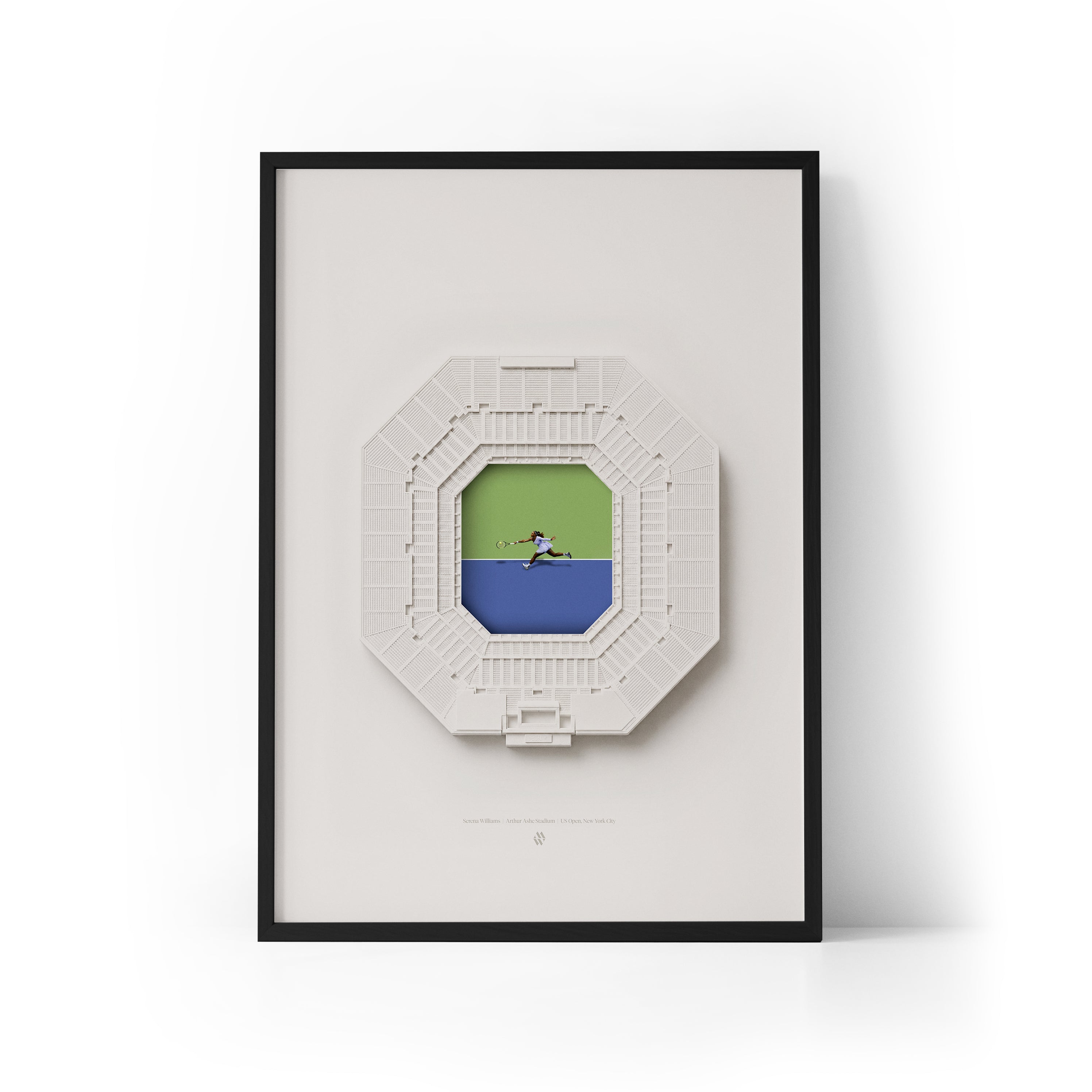 Serena Williams x US Open Framed Print